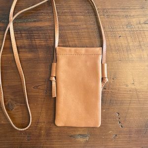 Madewell Leather Phone Wallet Crossbody